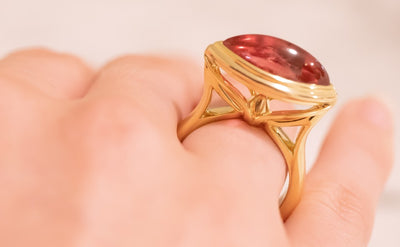 A Celebration of Light - Creating Our Rubellite Solitaire Ring