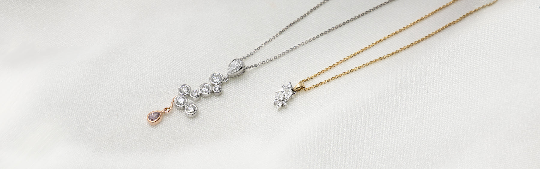 Ready to Ship Custom Designer Diamond Pendants and Necklaces made by The Village Goldsmith