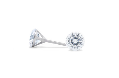 The Floeting® Diamond Stud Earrings | 1.11ctw D VS1
