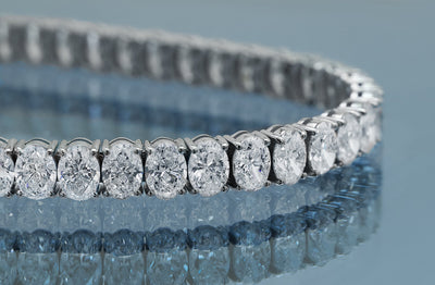 Oval Cut Diamond Tennis Bracelet