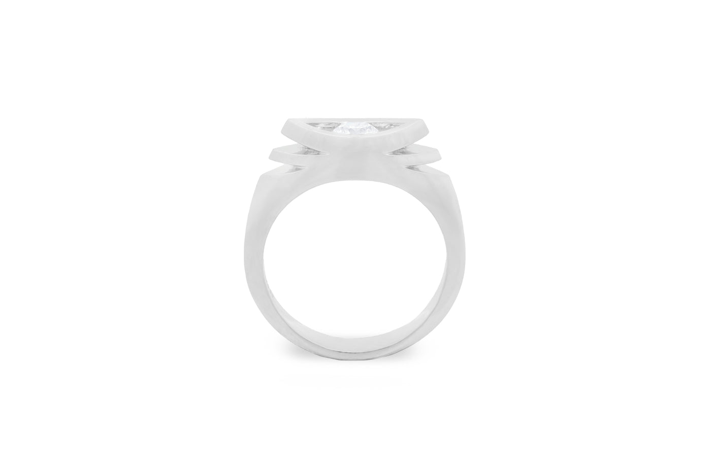 Wavelet: Brilliant Cut Diamond Solitaire Ring