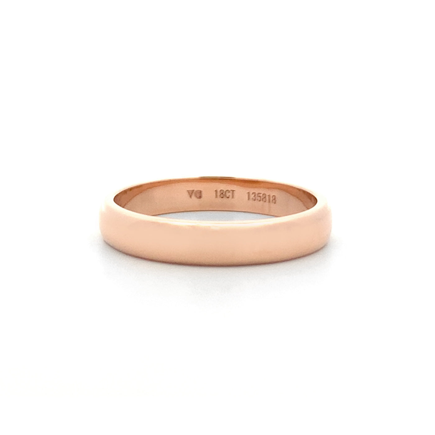 Classic Fine Dome Ring in Rose Gold | 3.3mm
