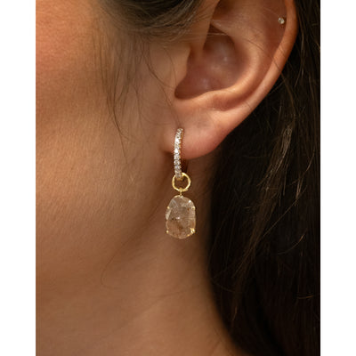 Diamond Slab Earring Enhancers