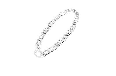 Hoop Necklace in Sterling Silver