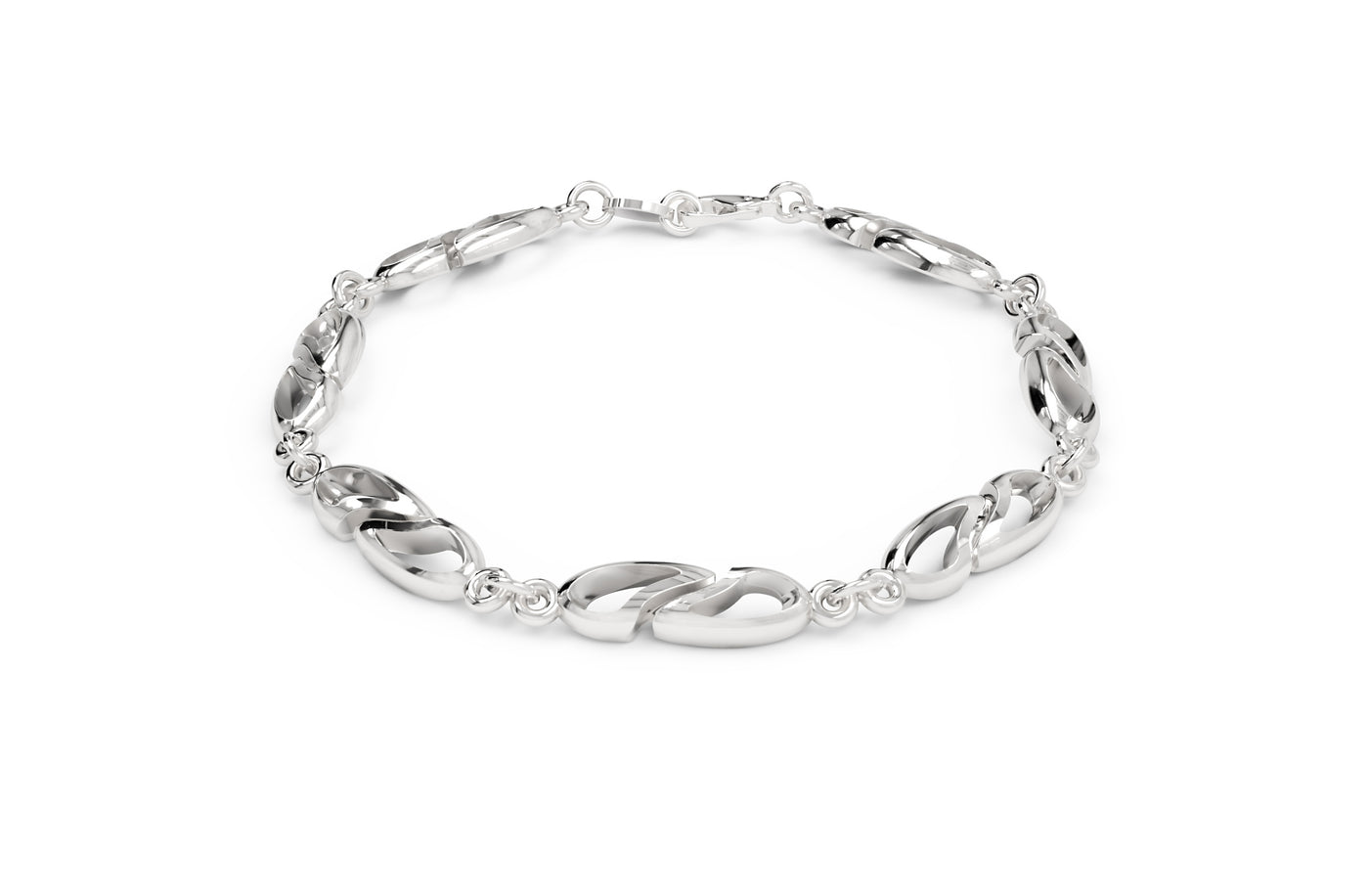 Adagio Sterling Silver Bracelet by The Village Goldsmith