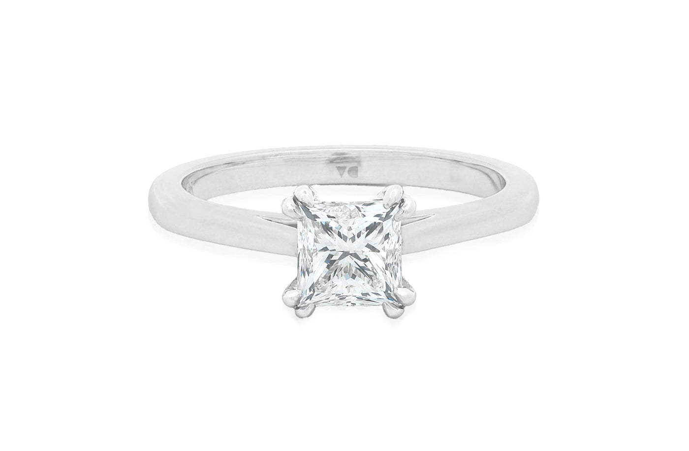 Alice: Princess Cut Diamond Solitaire Ring