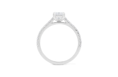 Belle: Princess Cut Diamond Solitaire Ring
