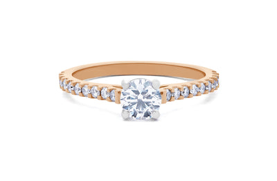 Belle: Brilliant Cut Diamond Solitaire Ring