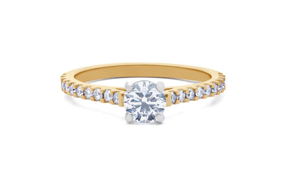 Belle: Brilliant Cut Diamond Solitaire Ring