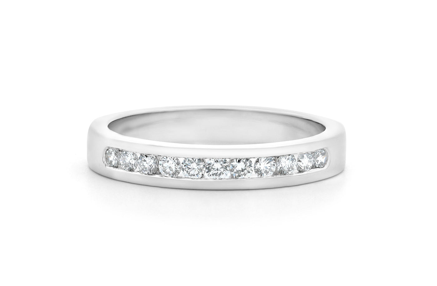 Brilliant Diamond Channel Set Ring