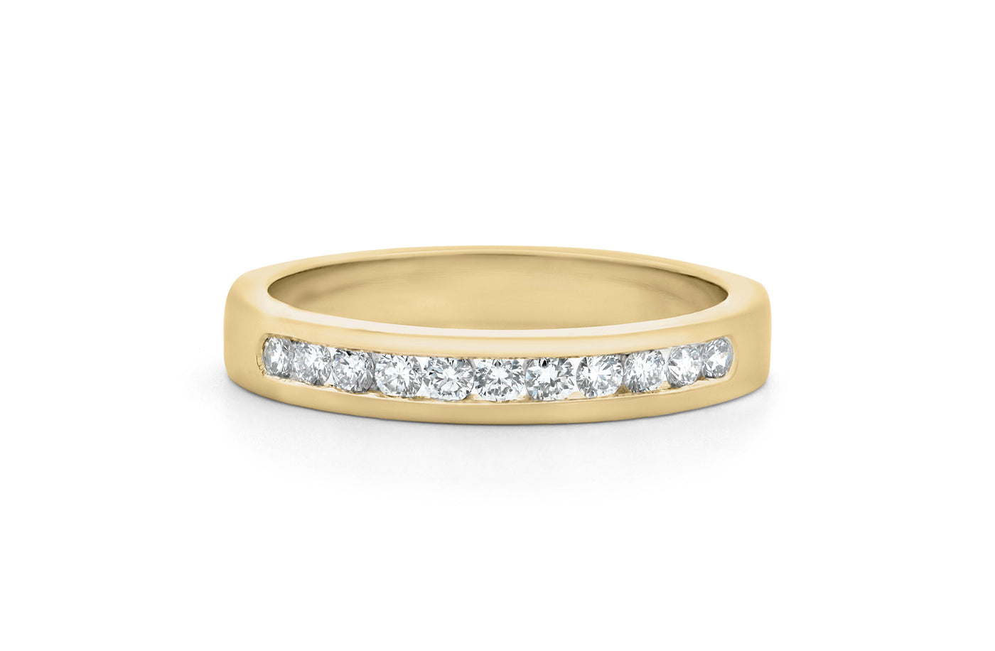 Brilliant Diamond Channel Set Ring