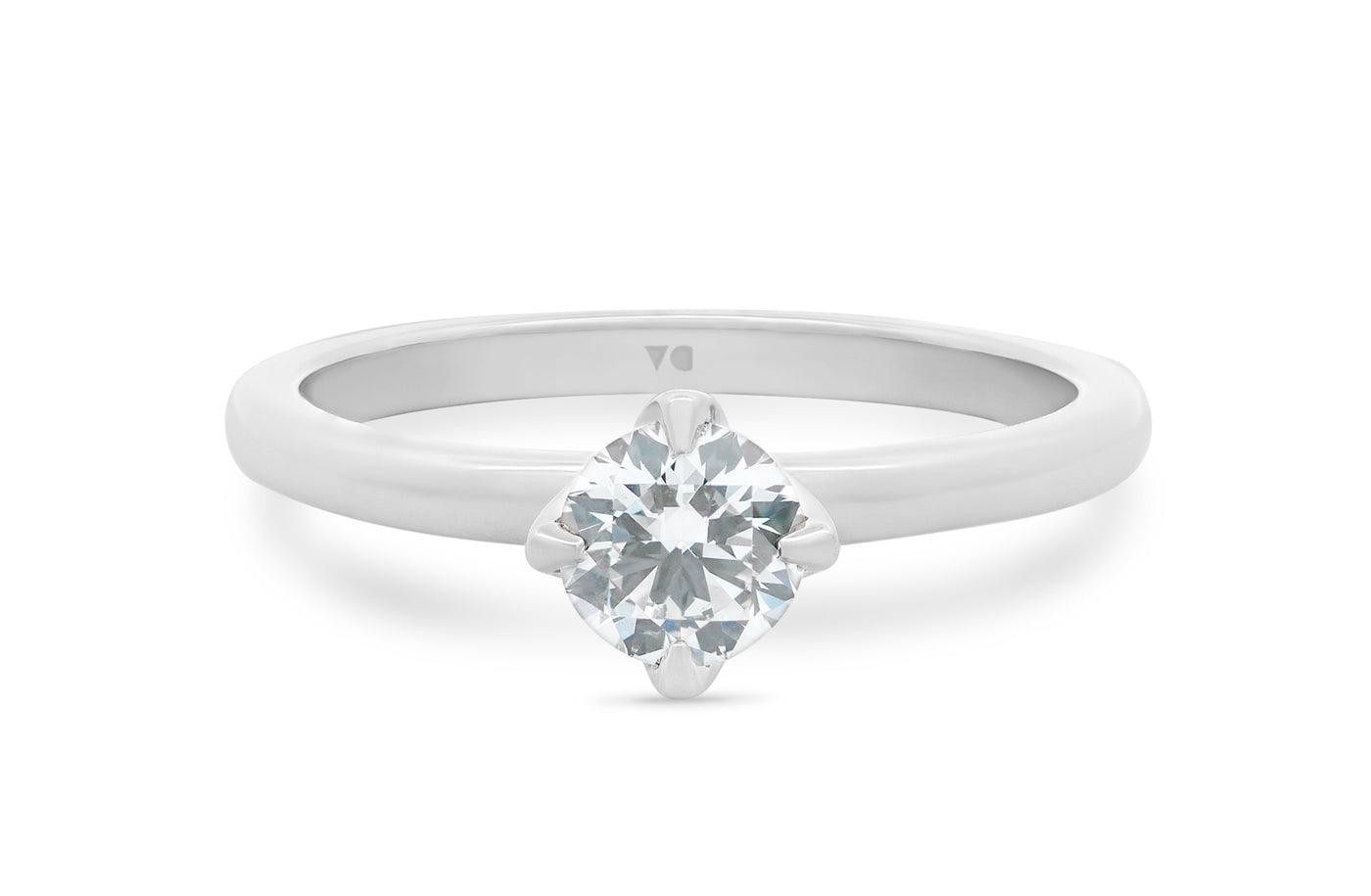 Compass: Brilliant Cut Diamond Solitaire Ring