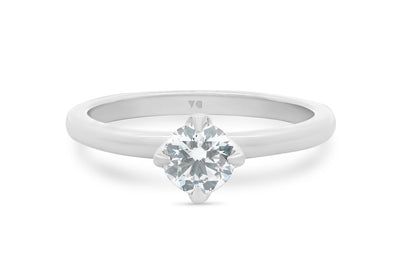 Compass: Brilliant Cut Diamond Solitaire Ring