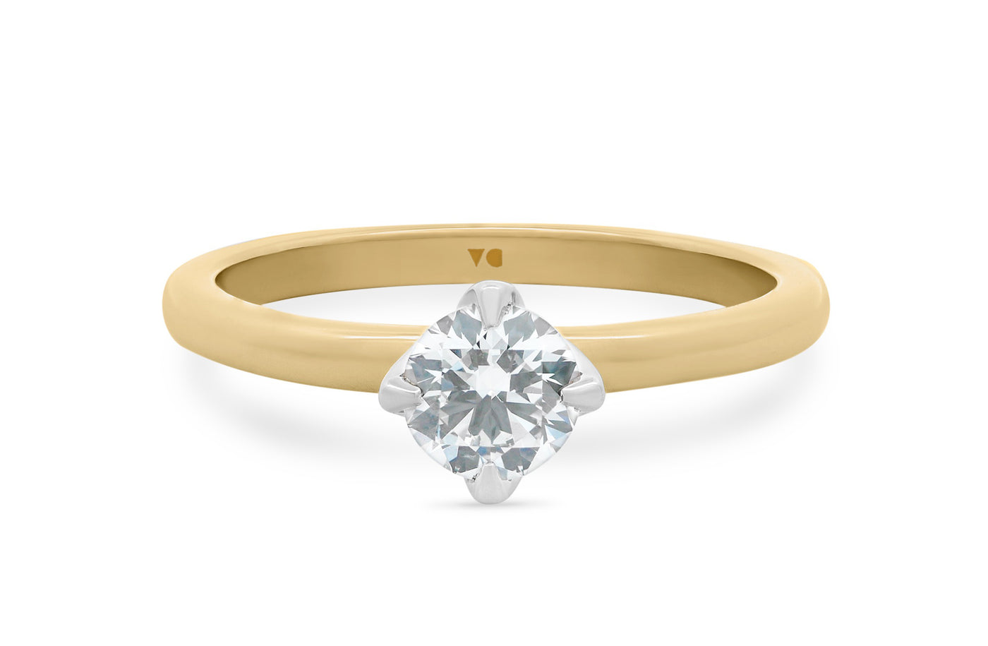 Compass: Brilliant Cut Diamond Solitaire Ring