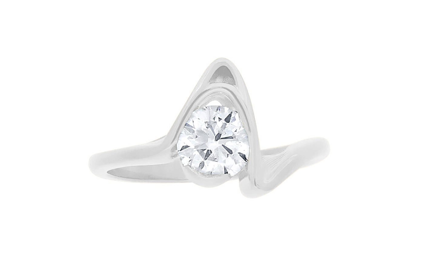 Cove: Brilliant Cut Diamond Ring