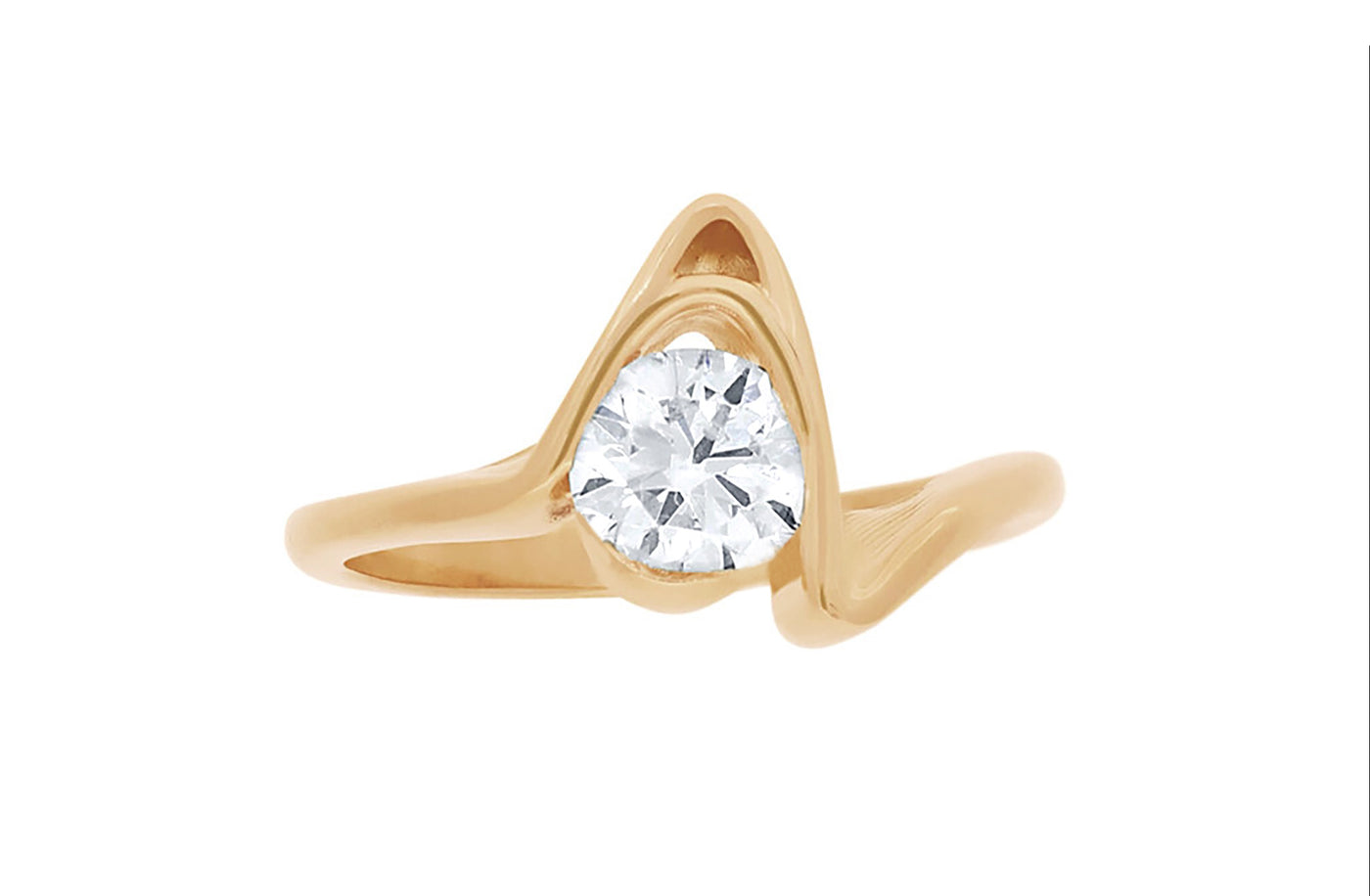 Cove: Brilliant Cut Diamond Ring