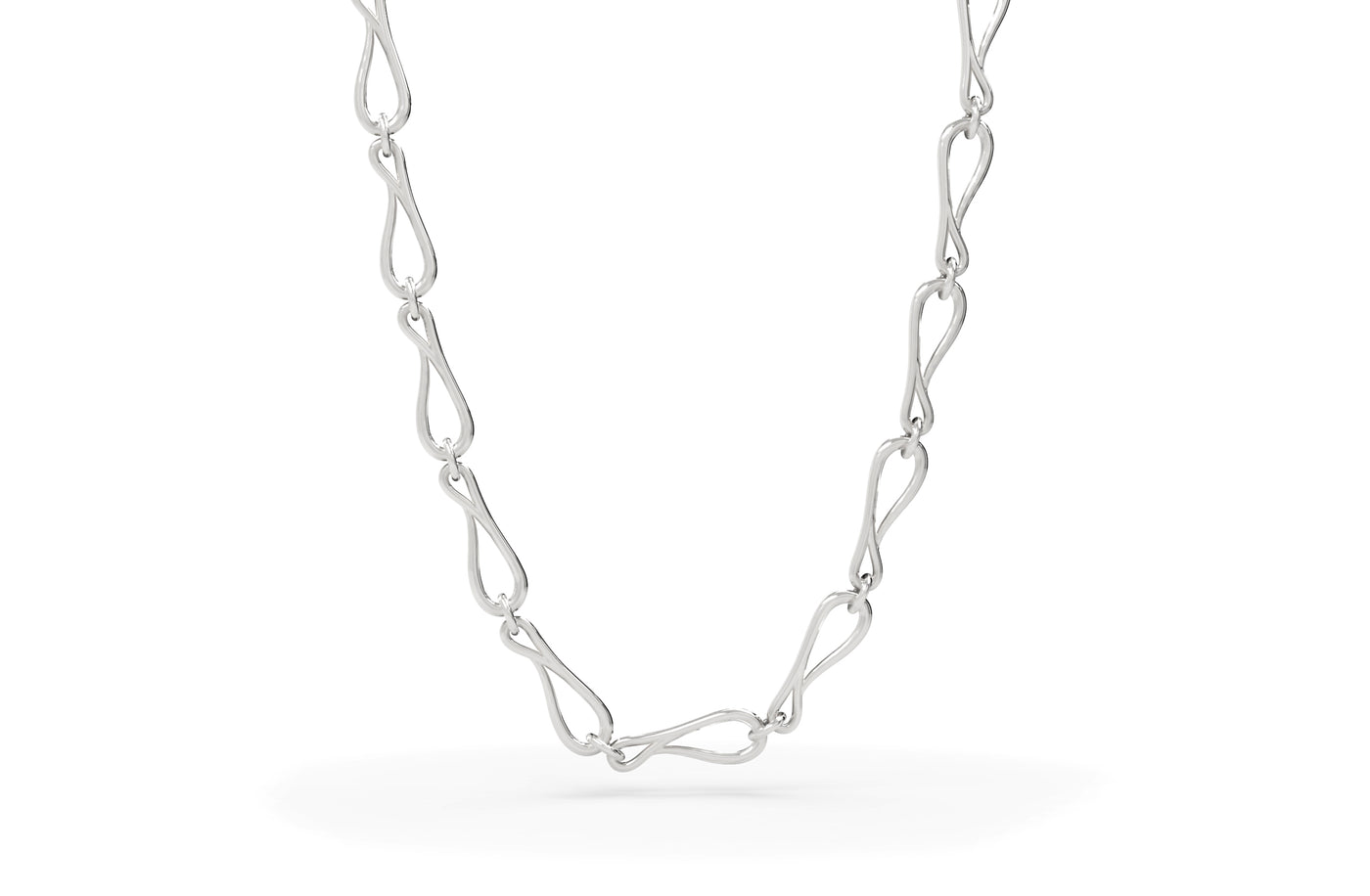 Crescendo Chain Sterling Silver Necklace 