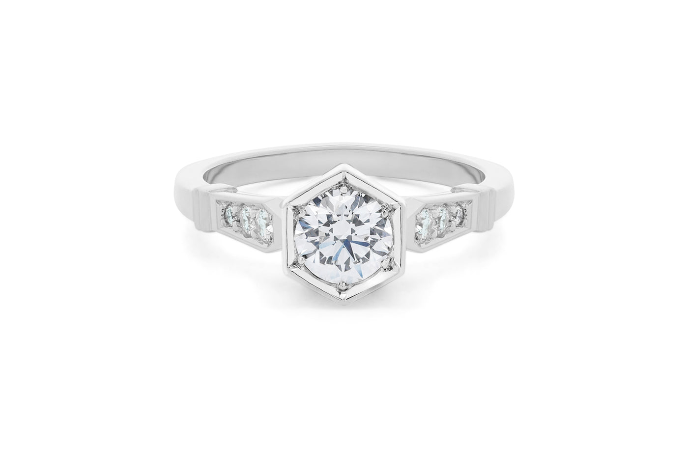 Galliard: Brilliant Cut Diamond Solitaire Ring