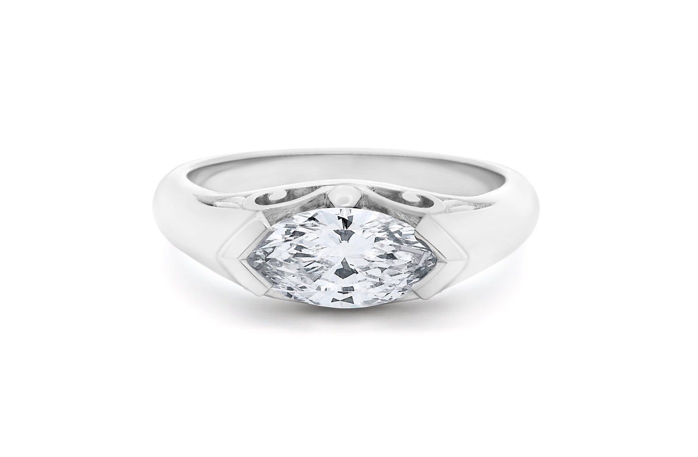Lyrical: Marquise Cut Diamond Ring