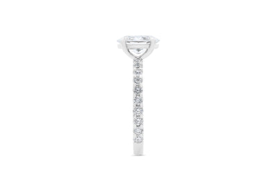 Honour: Oval Cut Diamond Solitaire Ring