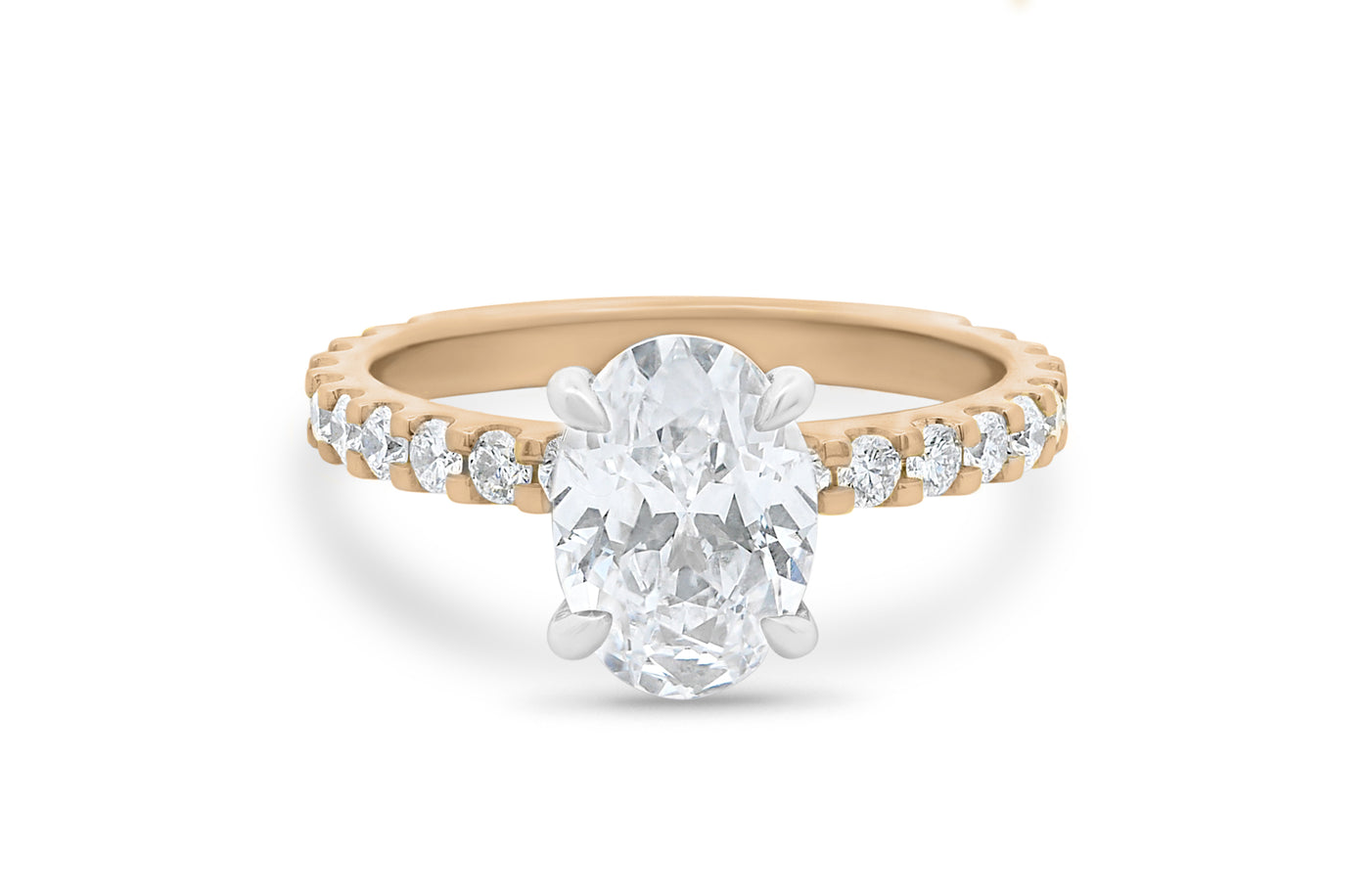 Honour: Oval Cut Diamond Solitaire Ring