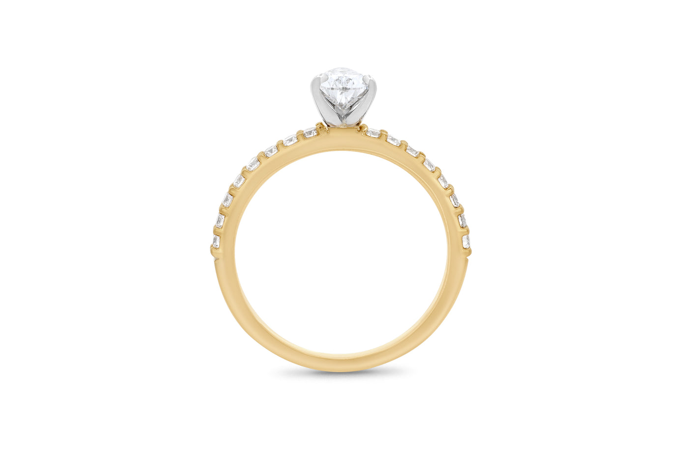 Honour: Pear Cut Diamond Solitaire Ring