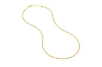 Serpentine Necklace in Yellow Gold