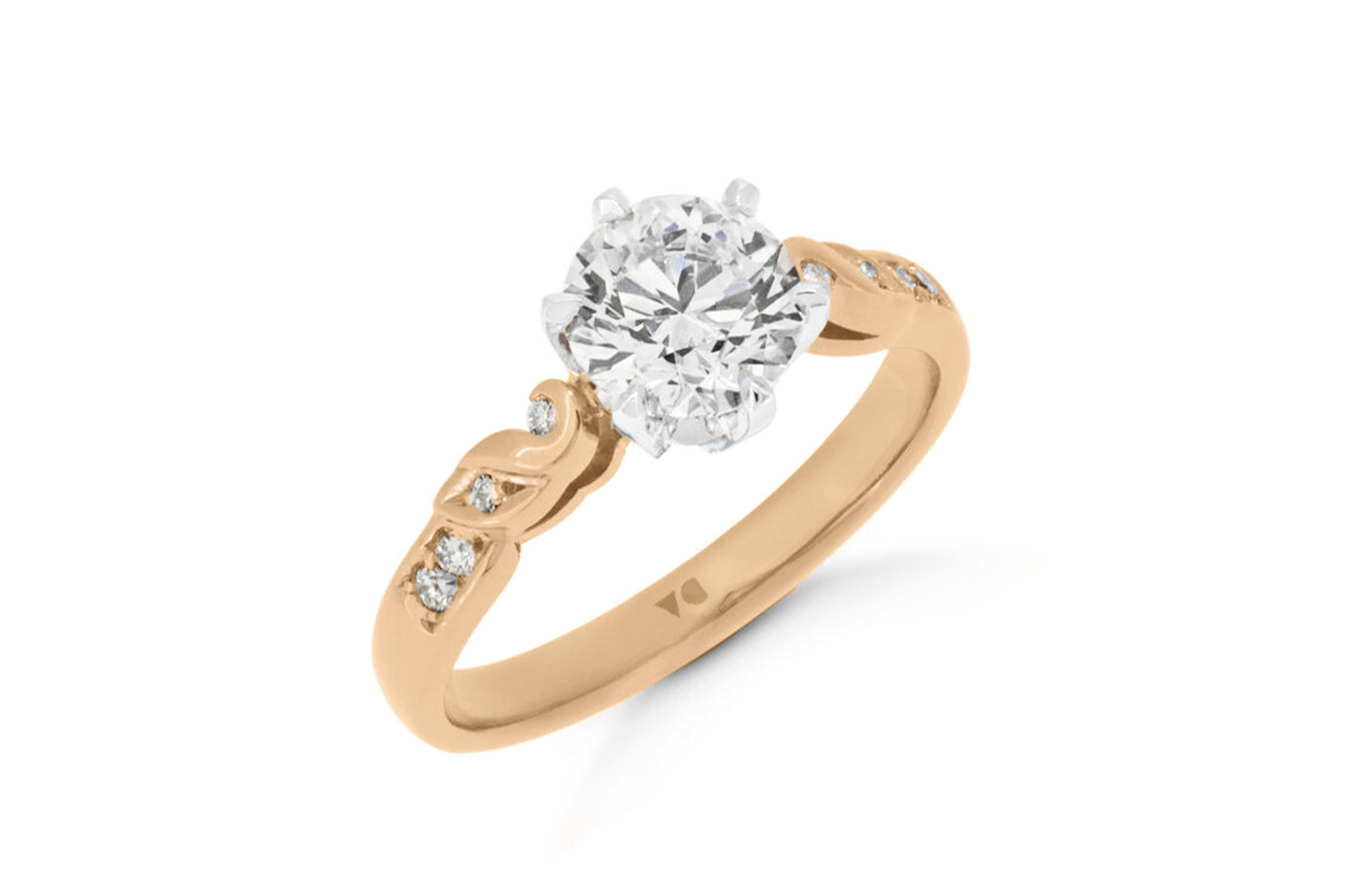 Mockingbird: Brilliant Cut Diamond Solitaire Ring