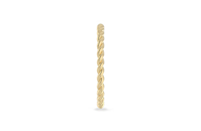 Classic Rope Twist Ring in 18ct yellow gold