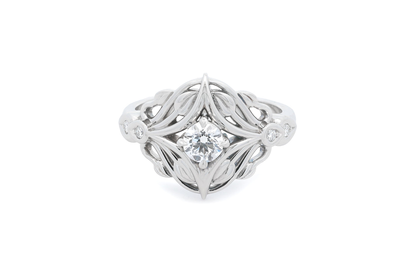 Rosella: Brilliant Cut Diamond Solitaire Ring