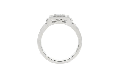 Terrace: Brilliant Cut Diamond Halo Ring