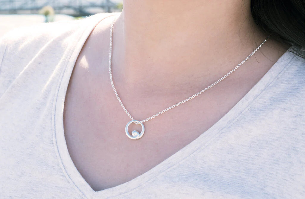 The Koru Māori Motif Jewellery Sterling Silver Pendant