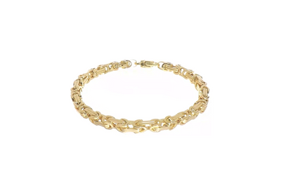 Entwined Link Bracelet in Yellow Gold