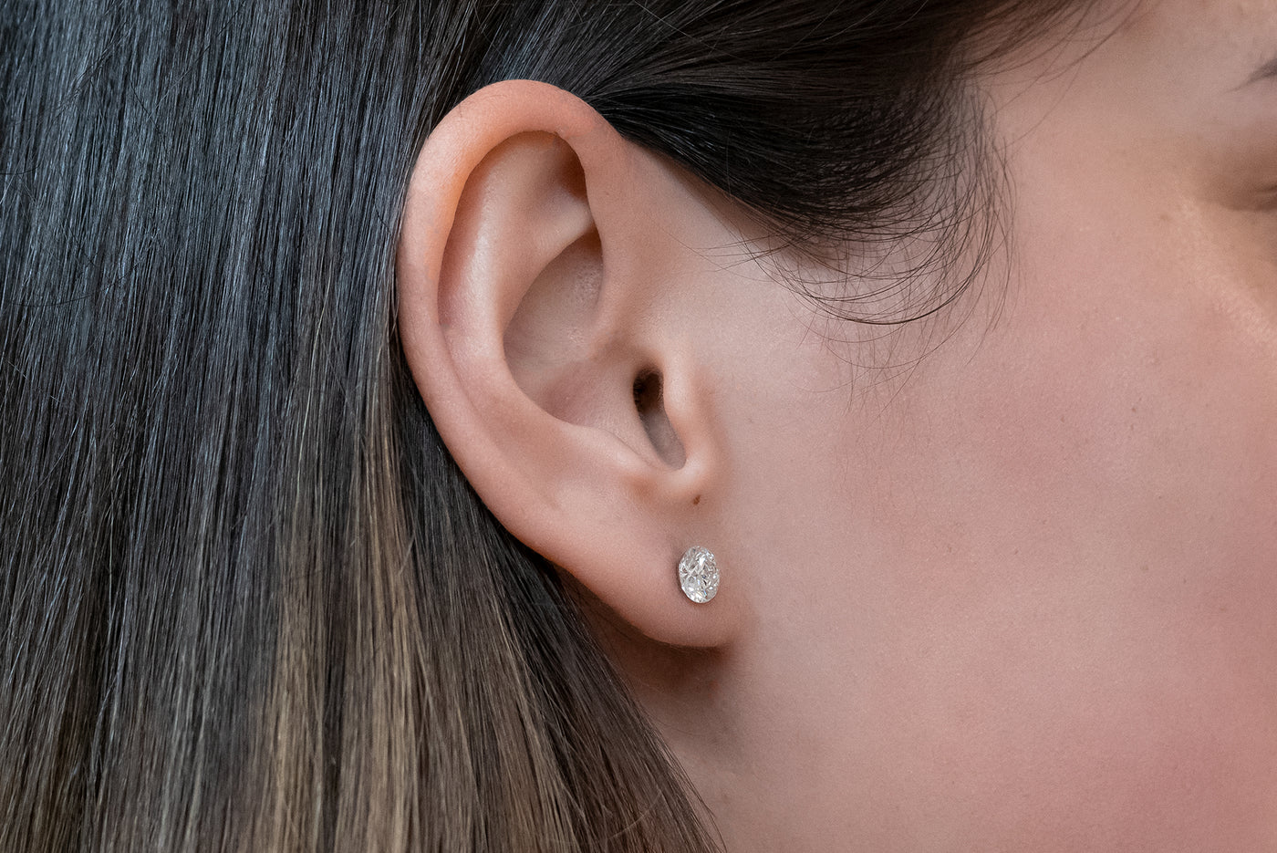 The Floeting® Diamond Single Stud Earring