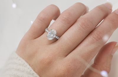 Honour: Oval Cut Diamond Solitaire Ring