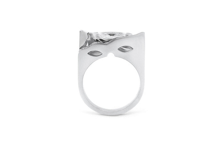 Pablo Faces: Marquise Cut Diamond Set Ring