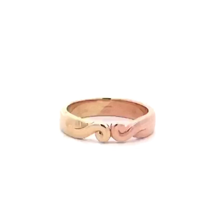 Kotahi: Ring in Yellow & Rose Gold