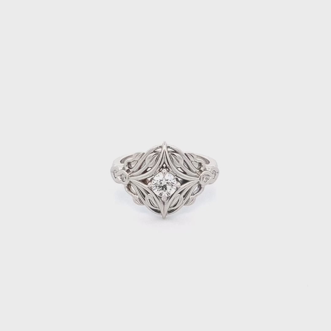 Rosella: Brilliant Cut Diamond Solitaire Ring