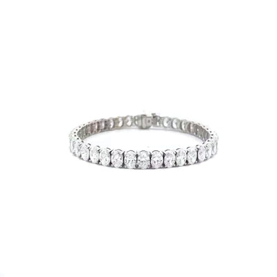 Oval Cut Diamond Tennis Bracelet