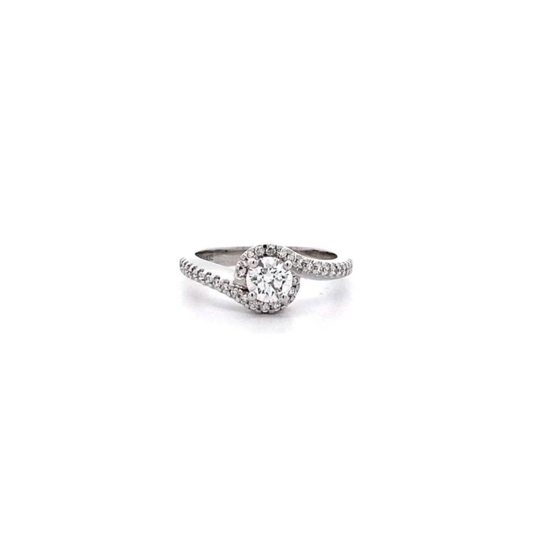 Nest: Brilliant Cut Diamond Halo Ring