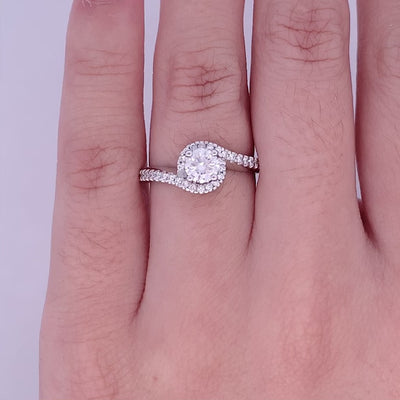 Nest: Brilliant Cut Diamond Halo Ring