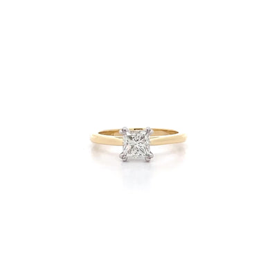 Alice: Princess Cut Diamond Solitaire Ring