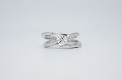 Infinity: Brilliant Cut Diamond Solitaire Ring