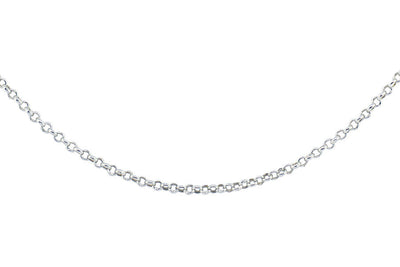 Round Cable Chain in Sterling Silver