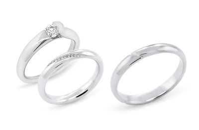 Stellad Evo Delicate: Brilliant Cut Diamond Solitaire Ring