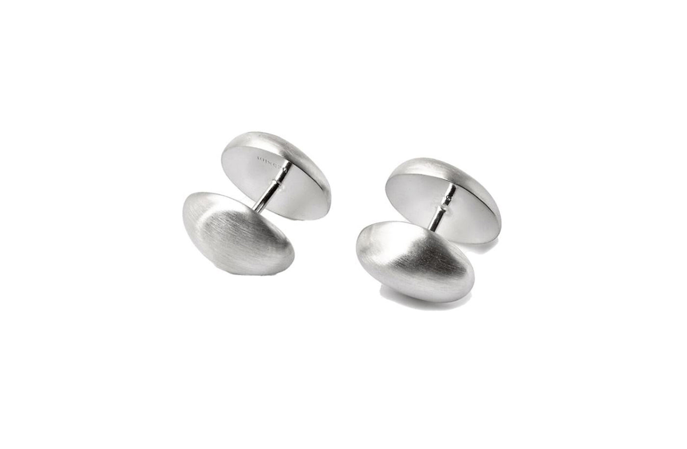 Pebble Cufflinks in Sterling Silver