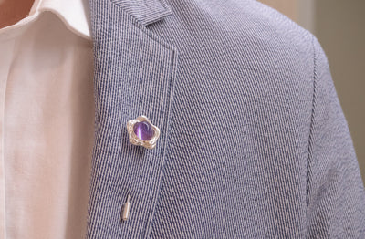 Suffrage 125 Amethyst Pin