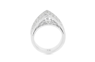 Taitapa (Edge): Diamond Set Ring