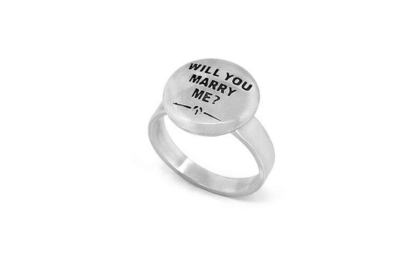 Wilshi Proposal Ring in sterling silver