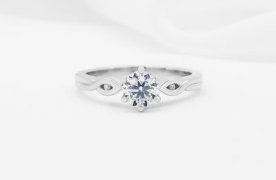 Takai: Brilliant Cut Diamond Solitaire Ring in Platinum | 0.712ctw
